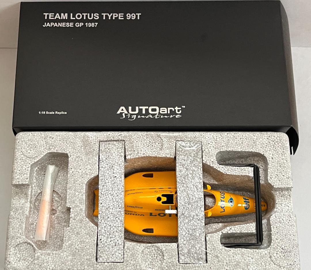 オートアート 1/18 ロータス 99T 中嶋悟 #11 箱付 88726 美品