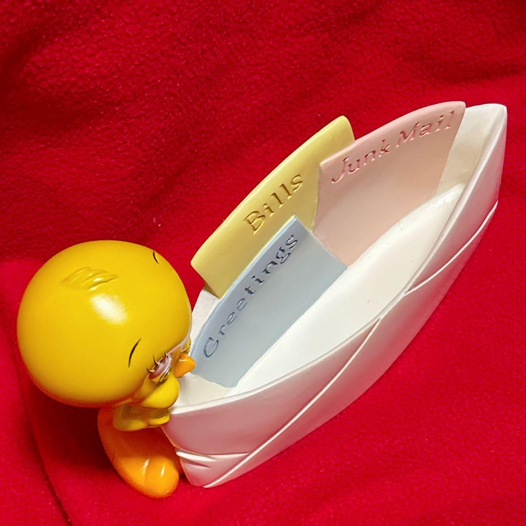 WB トゥイーティー TWEETY レターホルダー ビンテージ フィギュア 置物