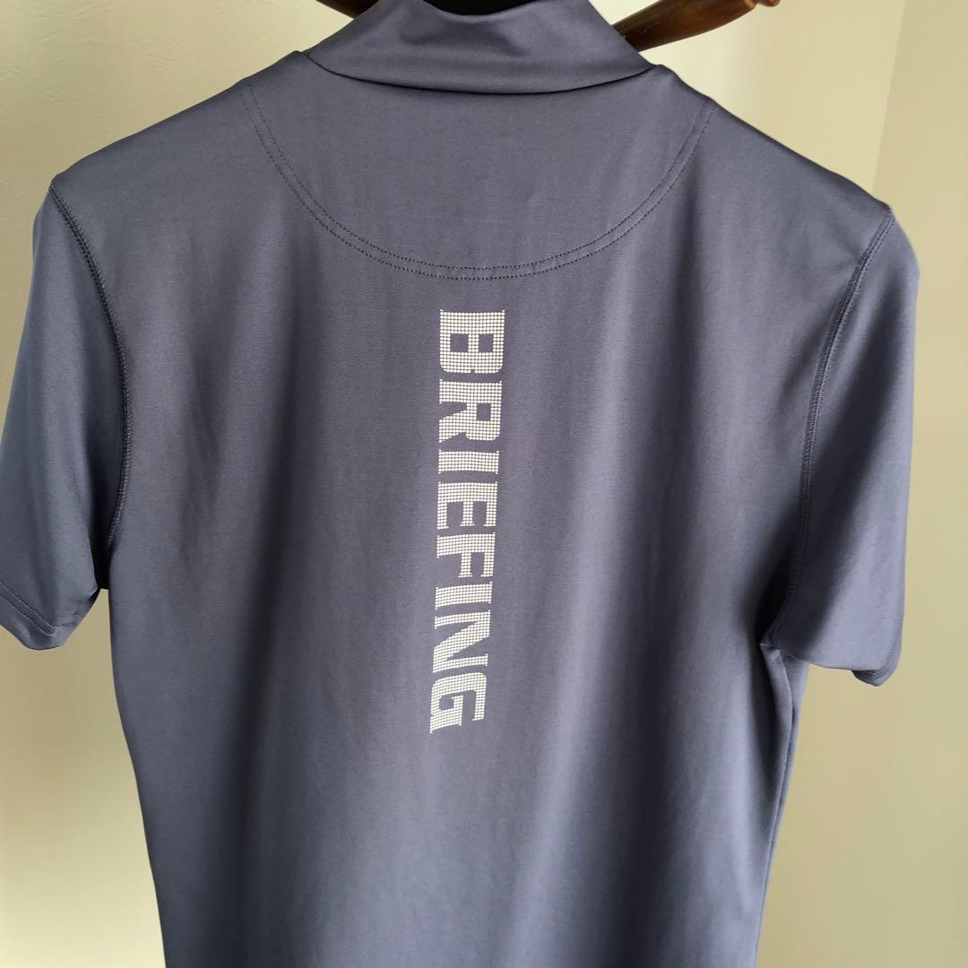 【美品】BRIEFING ブリーフィング モックネック グレー
