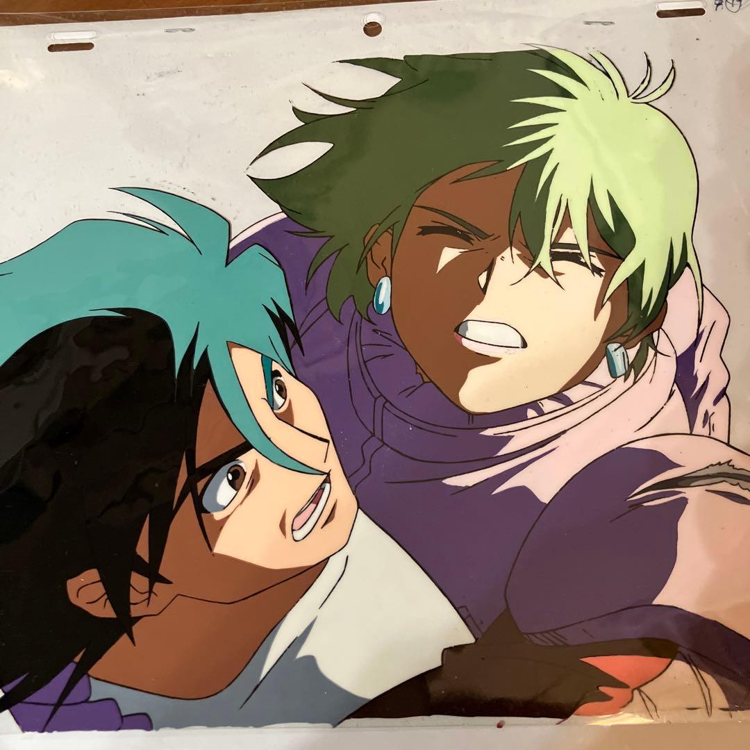 機動戦士ガンダム　08MS小隊　セル画　シロー&アイナ