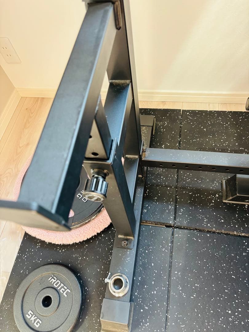 あさん　専用　　バーベルラック 350KG耐荷重 幅・高さ調整可能