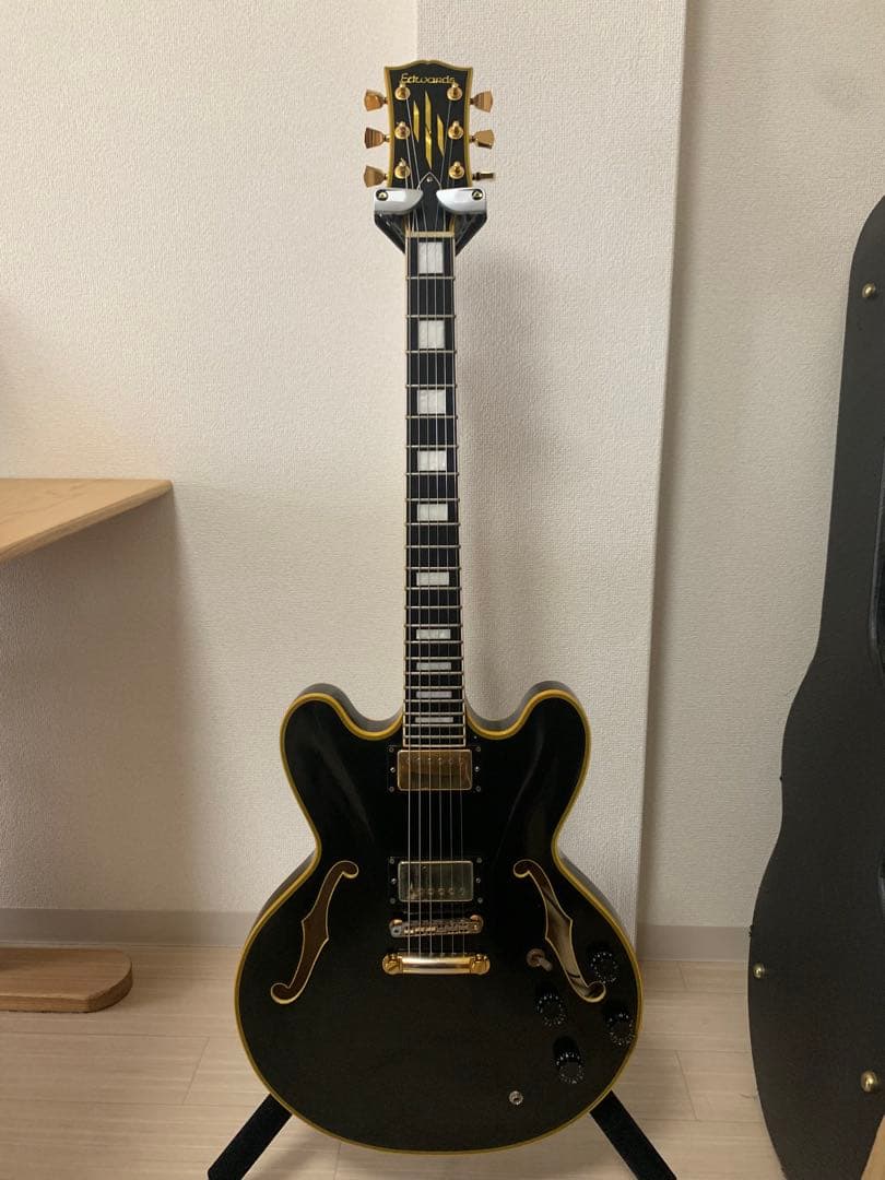 エドワーズ セミアコ E-SA-138 LTC 2009 中古　交換用ブリッジ付