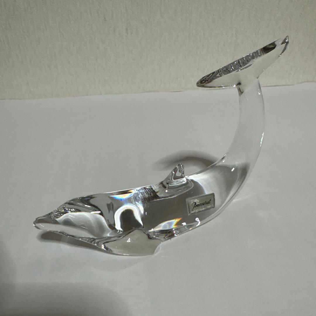 バカラ　Baccarat イルカ　置物　インテリア　グラス