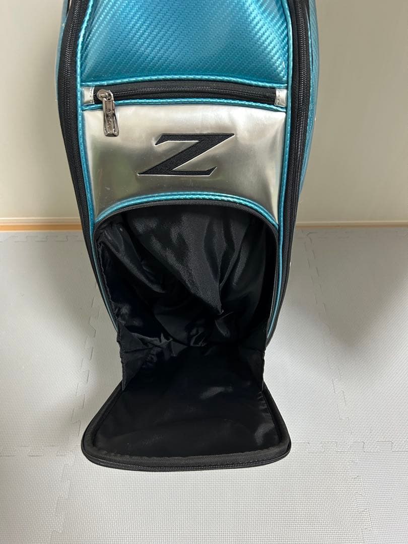 希少 ダンロップ スリクソン キャディバッグ エナメル　水色