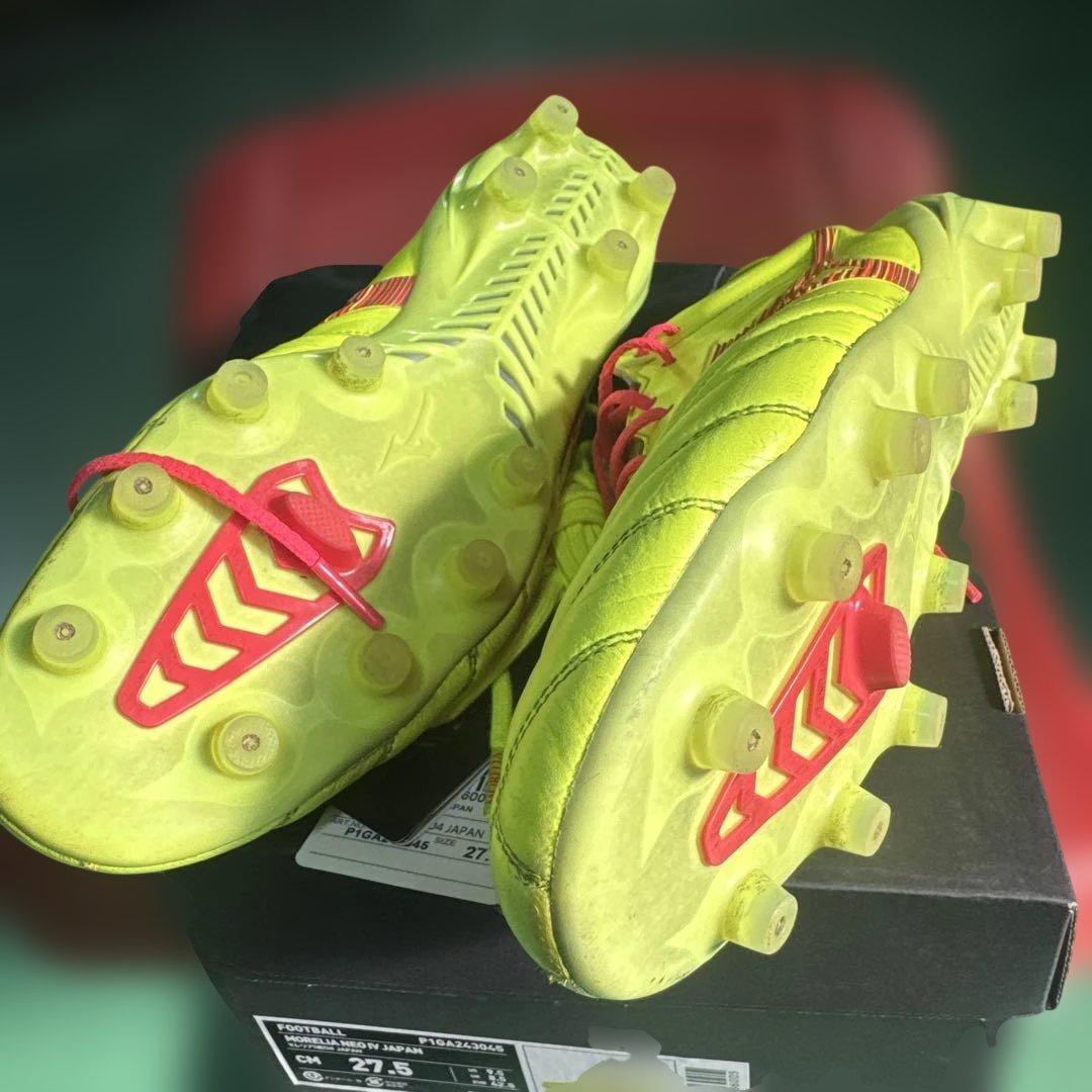 ミズノ　モレリアネオ4 ジャパン　美品　限定カラー　27.5cm