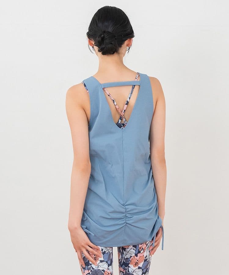 sukala ミックスフラワーセパレートタンクトップ