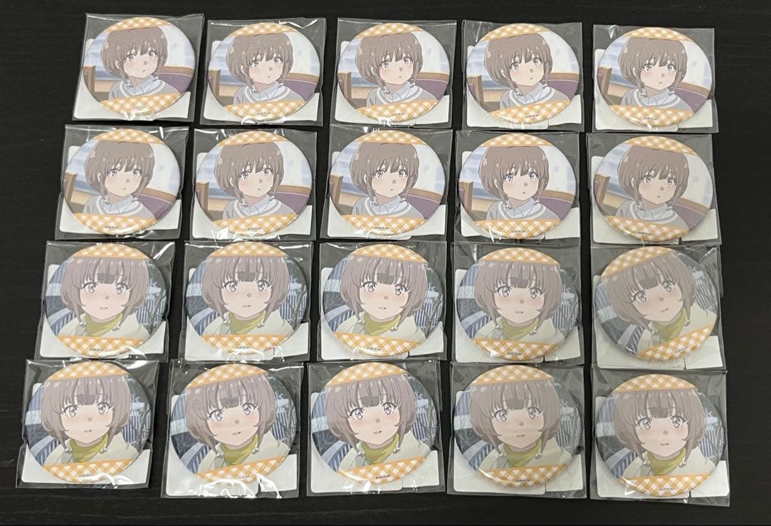 DMMスクラッチ　青春ブタ野郎　梓川花楓　缶バッジ　20個セット　青ブタ