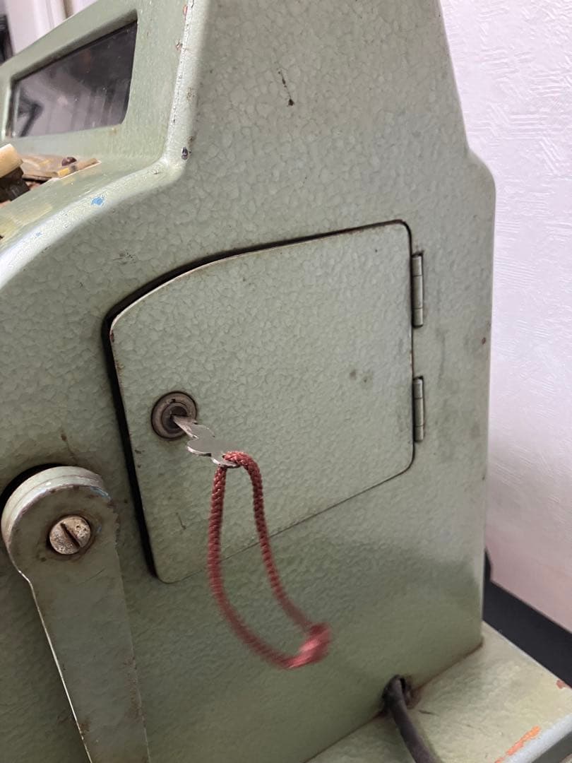 【希少・昭和レトロ】ASTER 手回しレジスター アンティーク インテリア