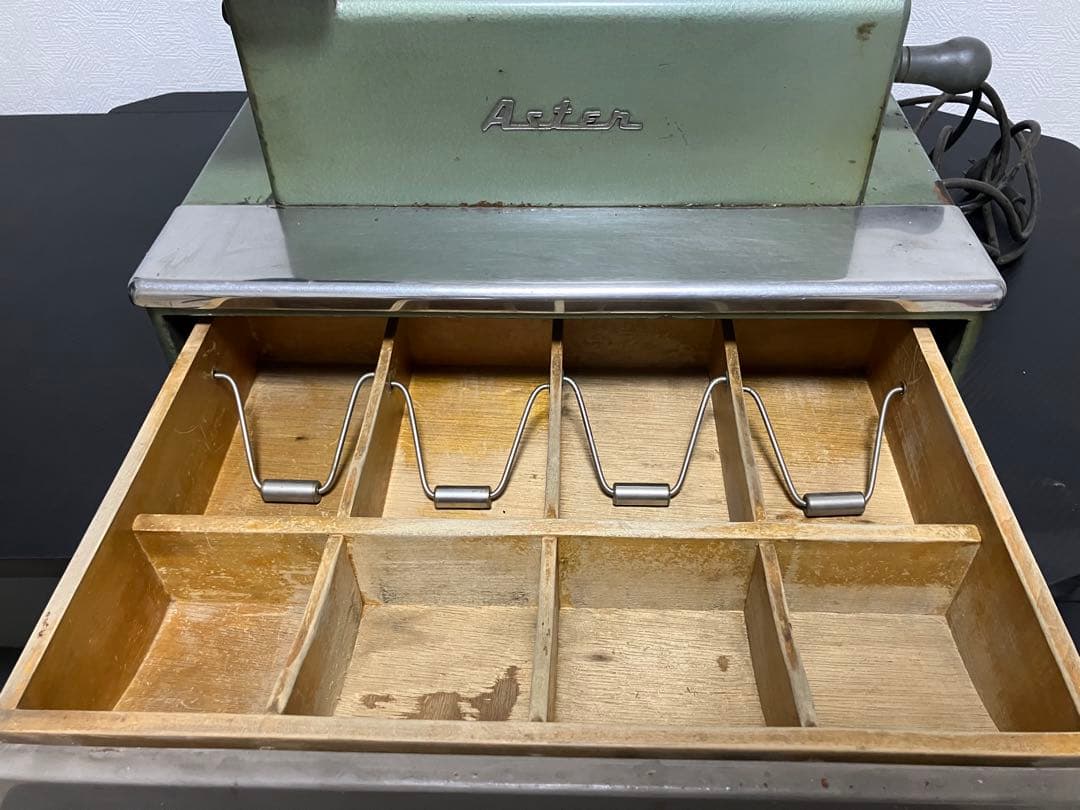 【希少・昭和レトロ】ASTER 手回しレジスター アンティーク インテリア