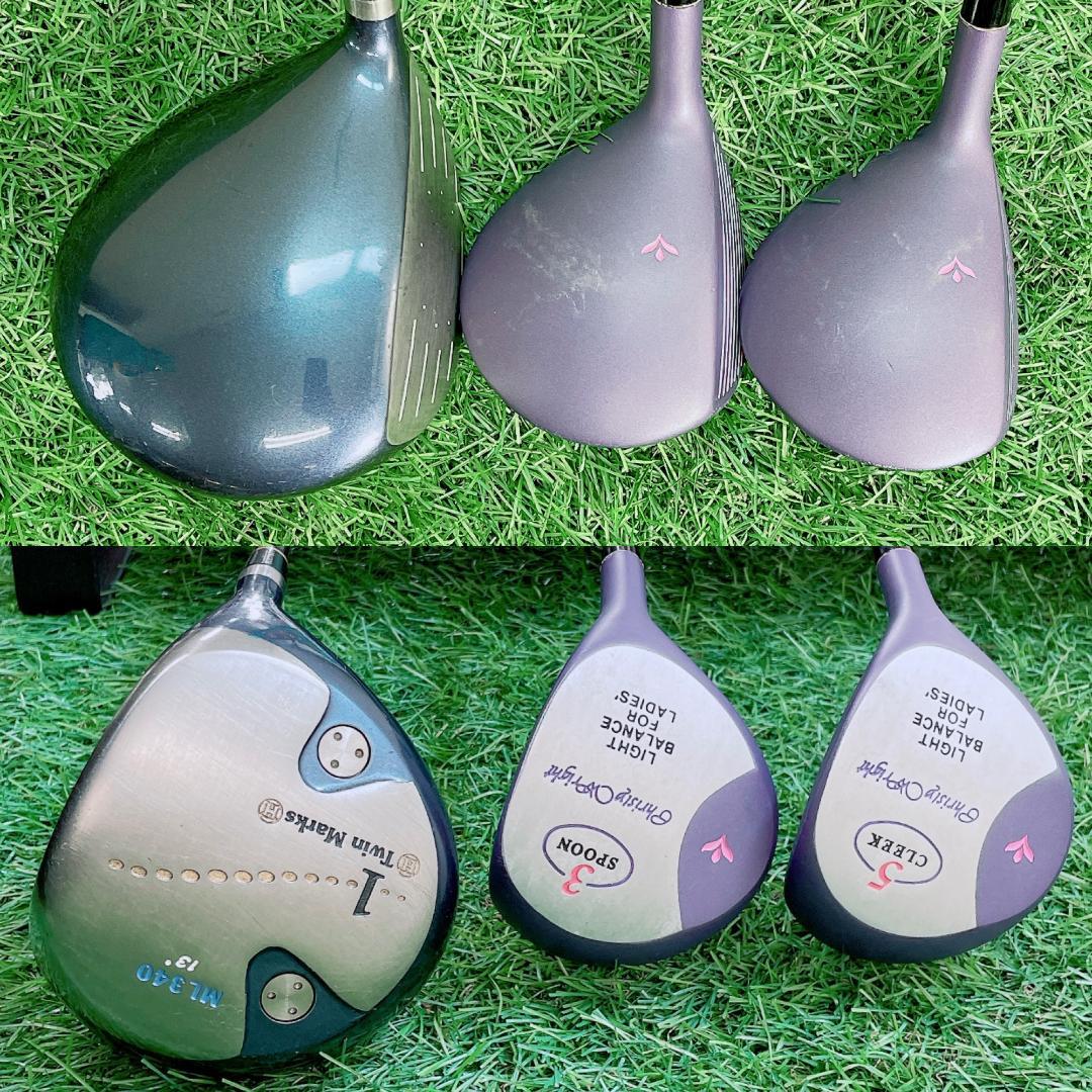 即コースデビュー　ホンマ 初心者 レディース ゴルフセット 9本 N2472