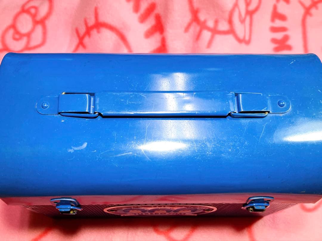 サンリオ 当時物 タキシードサム 金属製 ツールボックス 小物入れ 収納 工具箱