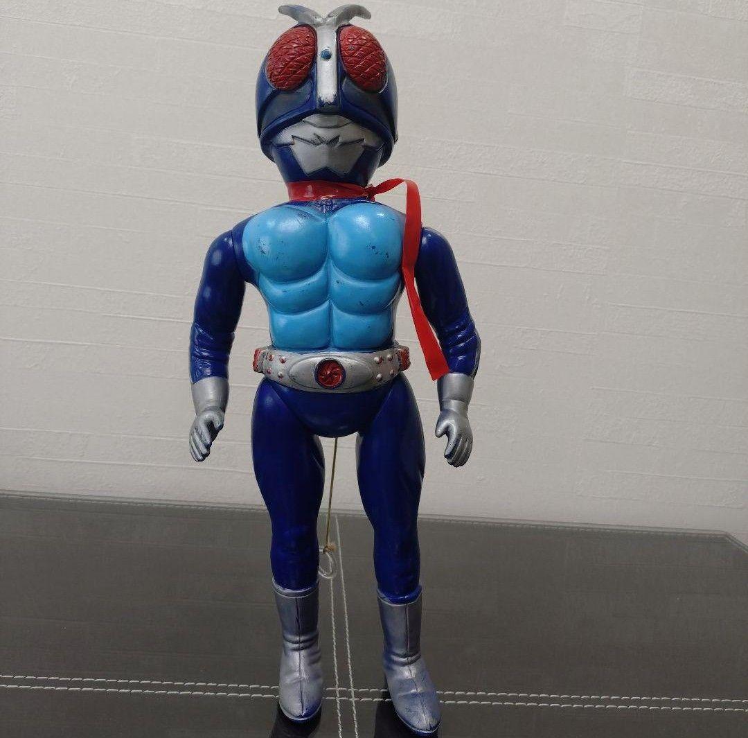 約５０年前の当時物　増田屋　マスダヤ　トーキング仮面ライダー　全高約３８センチ