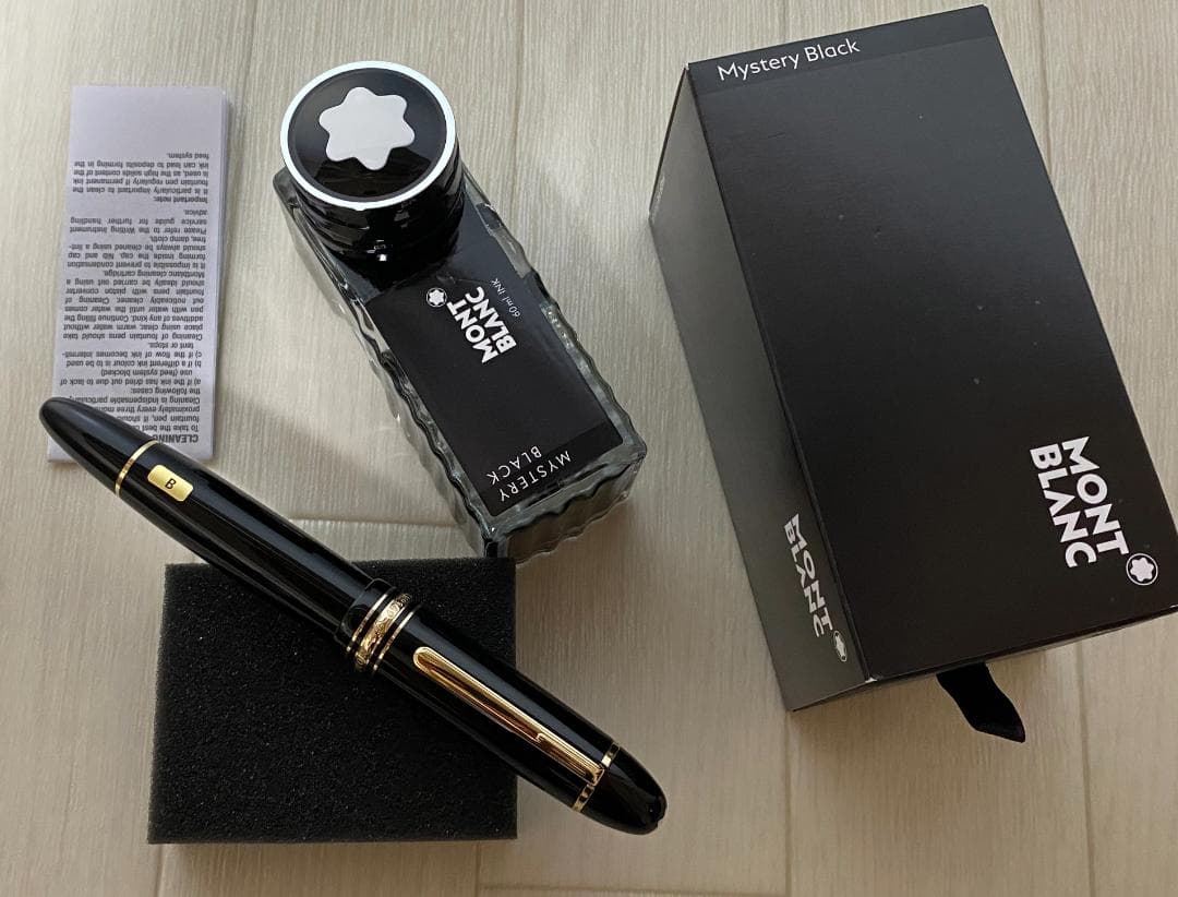 現行品 未使用に近い モンブラン 149 18K Au750 万年筆 インク付