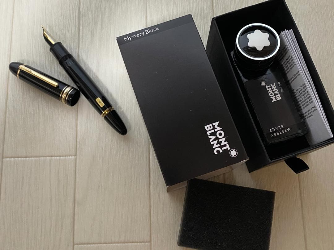 現行品 未使用に近い モンブラン 149 18K Au750 万年筆 インク付