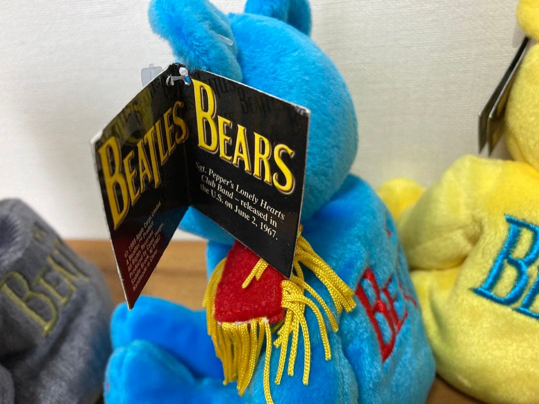 ビートルズ　テディベア　プロモ付き5体セット　 Beanie Bears