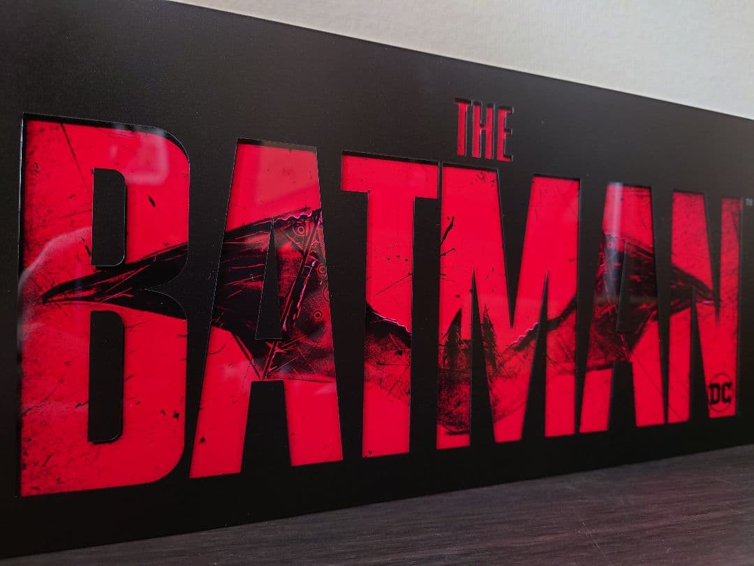 【美品】ザ・バットマン THE・BATMAN ロゴライトボックス ホットトイズ