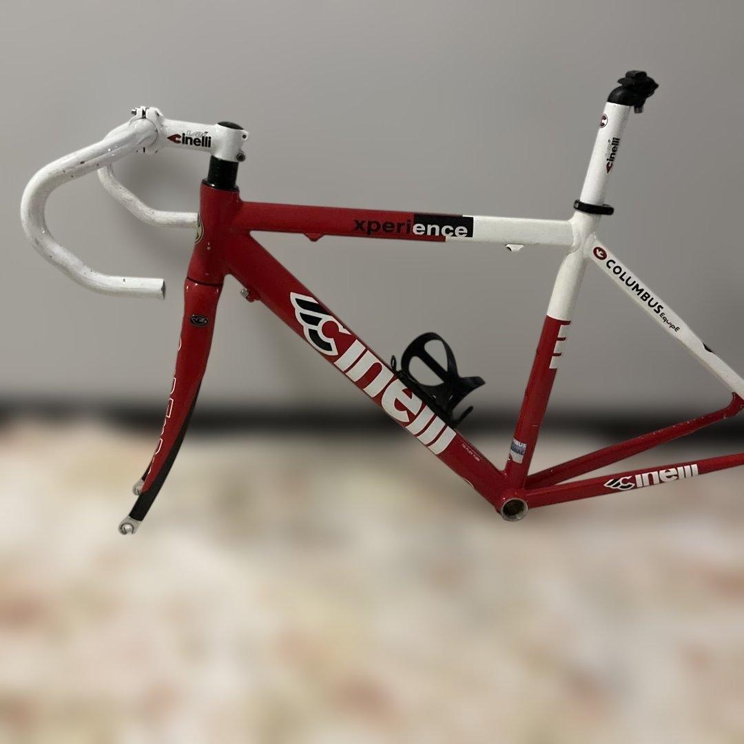 チネリ　xperience アルミフレーム　アルミコラムカーボンフォーク