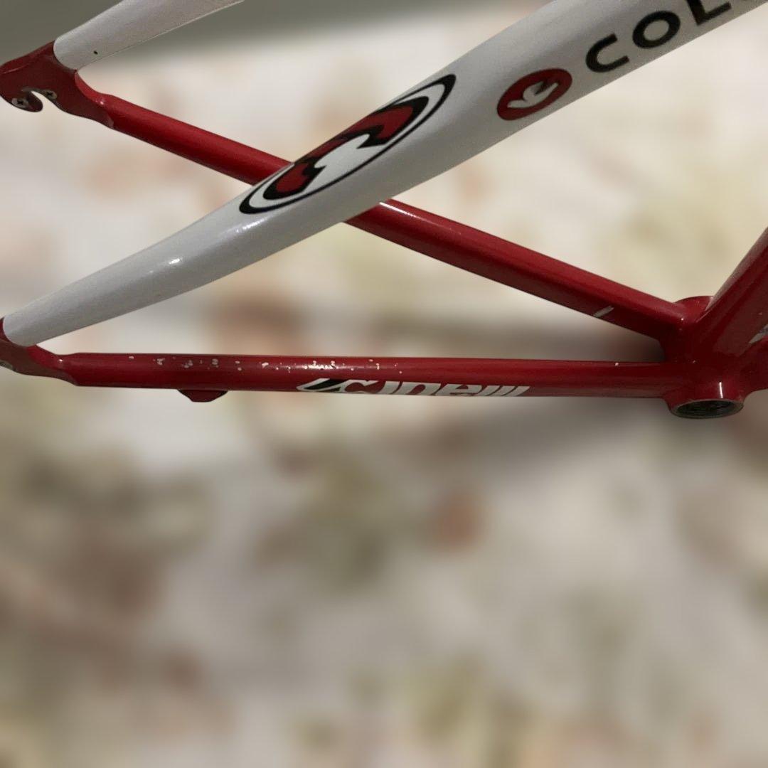 チネリ　xperience アルミフレーム　アルミコラムカーボンフォーク