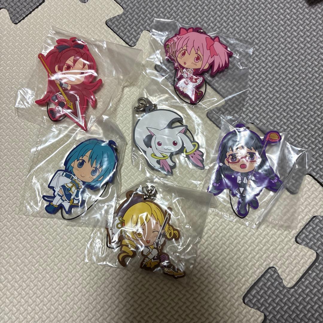 魔法少女まどか☆マギカ きゅんキャラ ラバーストラップ 6個セット
