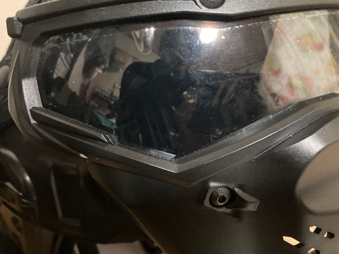 【一点モノ】　SF風　タクティカル ヘルメット カスタム品