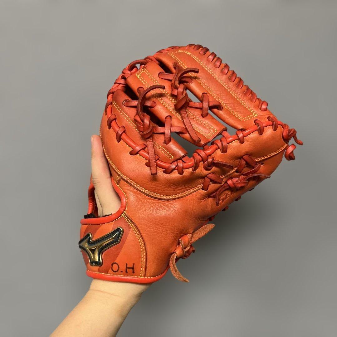 1217 ミズノ セレクトナイン 山川モデル 型抜群 軟式少年 ファーストミット