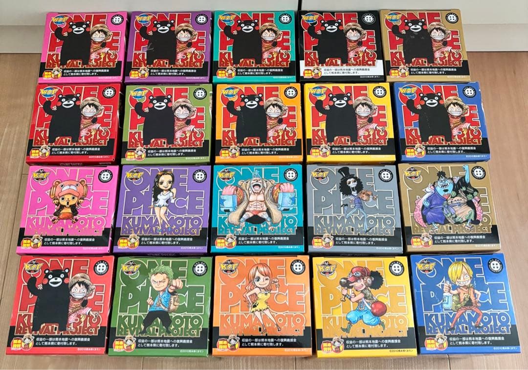 シ*引様 ワンピース 熊本復興プロジェクト　銅像ワーコレ　コレクタブル　20種フ