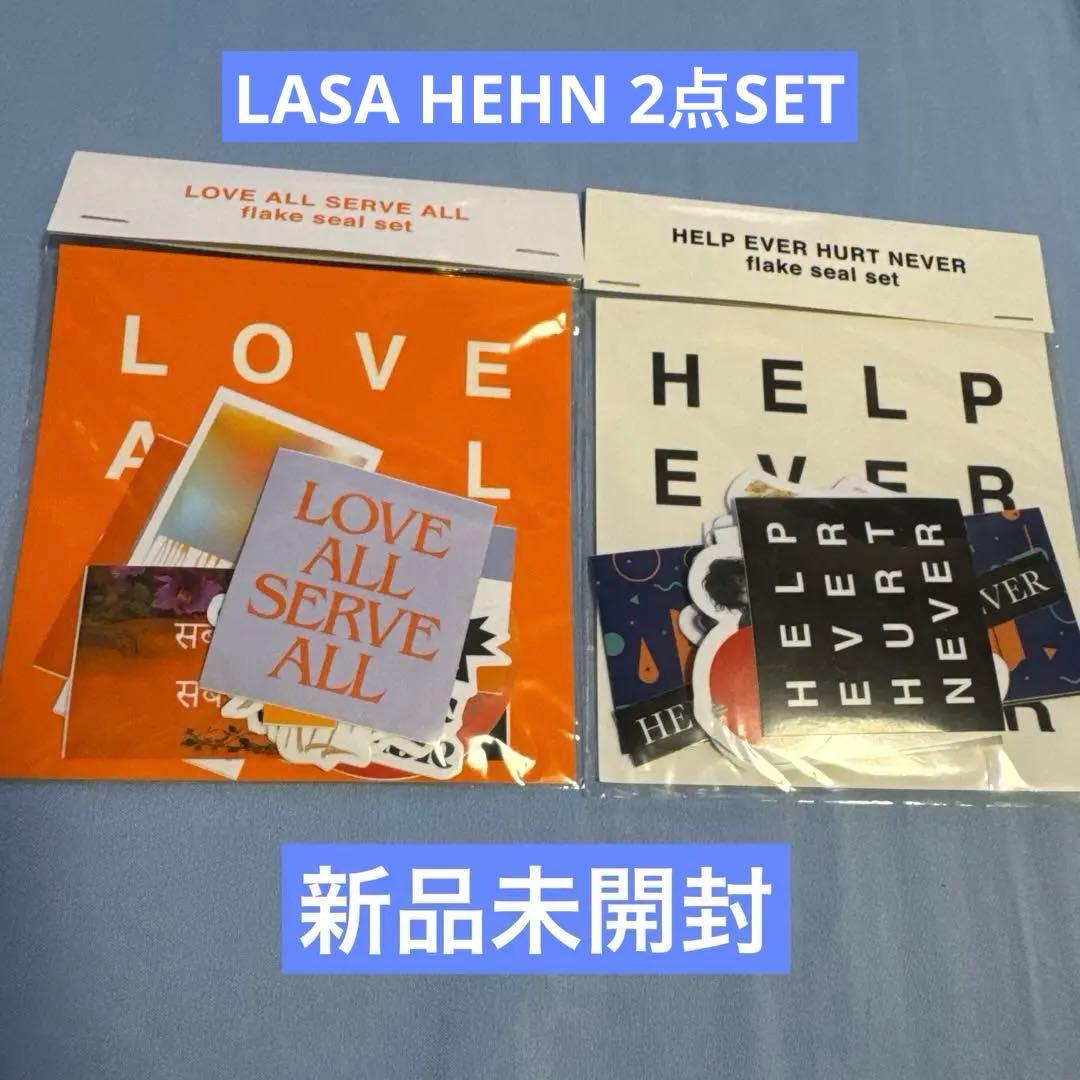 ★新品未開封★ フレークシールステッカー2点セット HEHN LASA