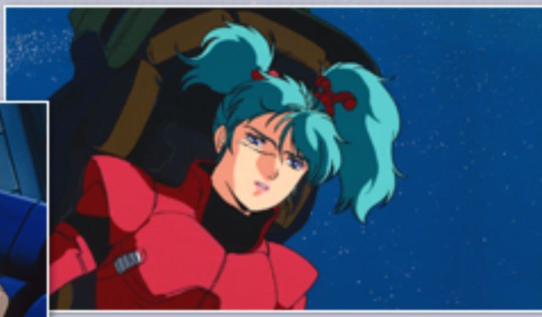 【当時物】機動戦士ガンダム 逆襲のシャア　クェス・パラヤ　セル画＆動画　1set