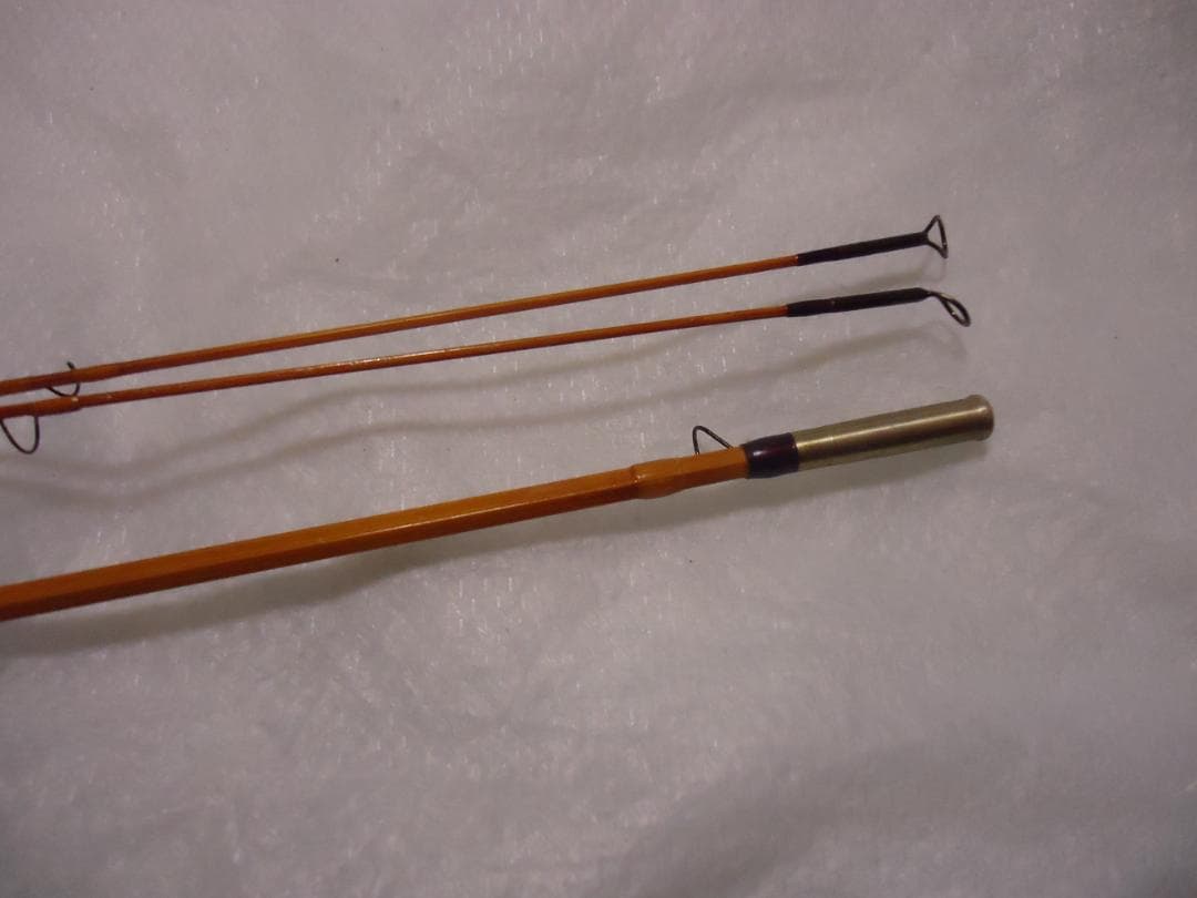 バンブーロッド　7’3”＃３　2pc2tip　中古品