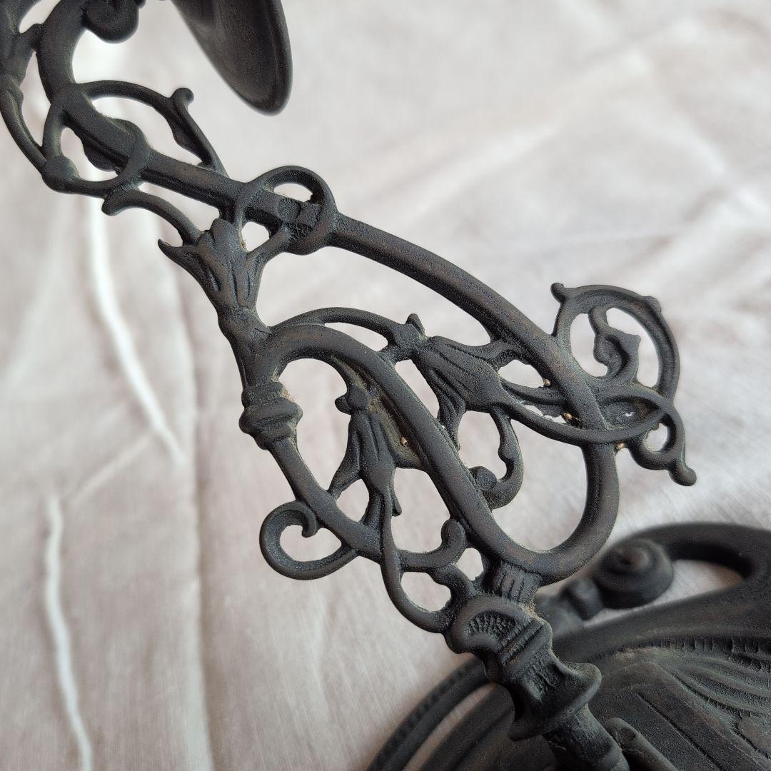 壁用キャンドルホルダー　燭台　金属製