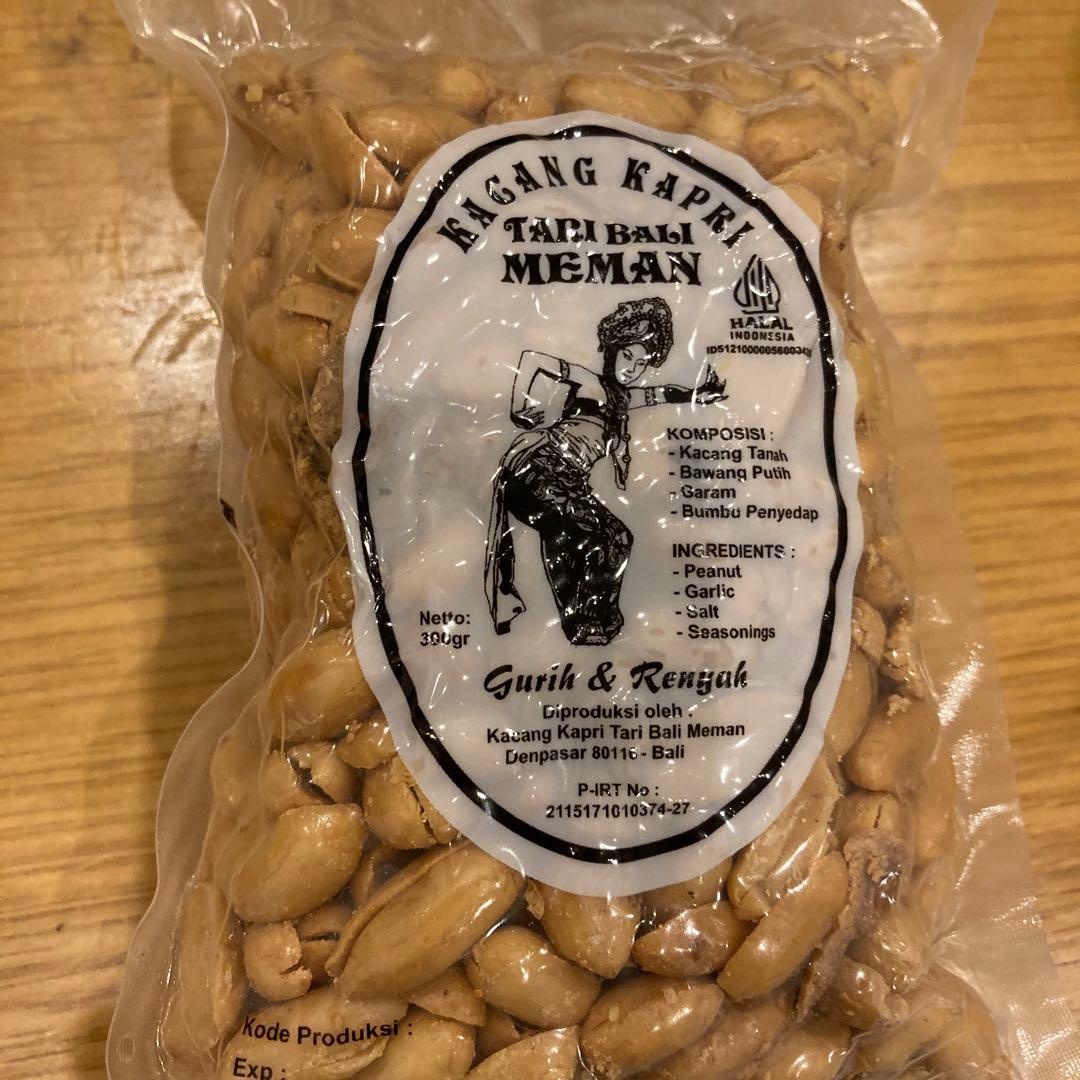 10個、Kacang Kapri Tahi Bali Meman 300g、バリ