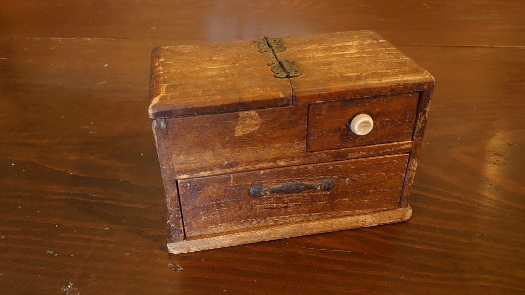 桐箱　小箱　古民家　古民具　蔵出し　１客