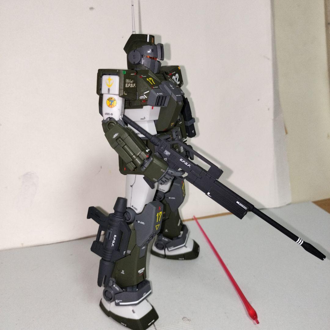 MG 1/100 プレバン限定 ジム・スナイパーカスタム 塗装完成品 ガンプラ