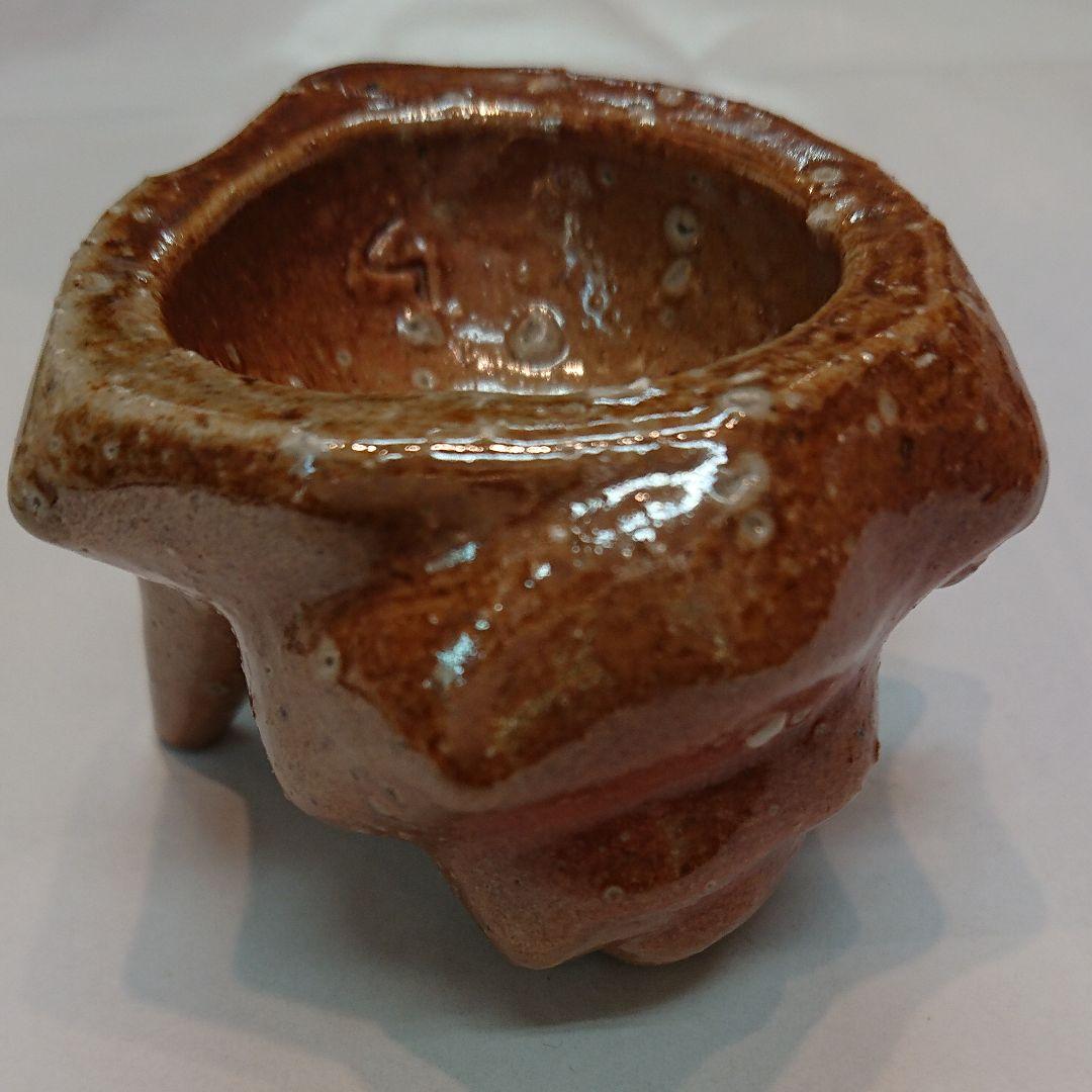 茶道具  蓋置  さざえ  四代 高橋 楽斎