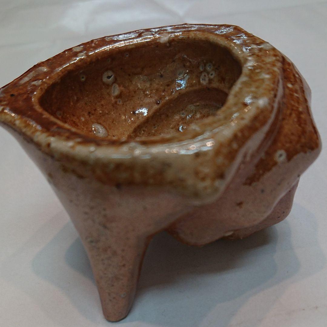 茶道具  蓋置  さざえ  四代 高橋 楽斎