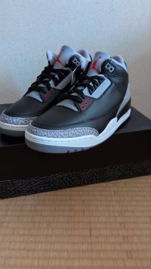 アイドル Air Jordan 3 Black Cement