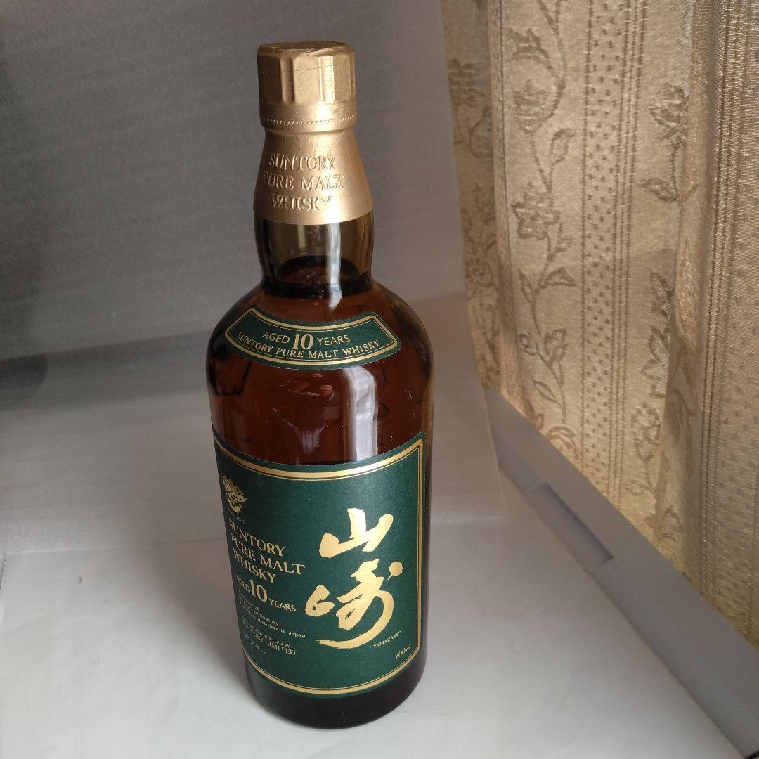 サントリー 〈山崎〉10年グリーンラベル ピュアモルトウイスキー700ml未開封
