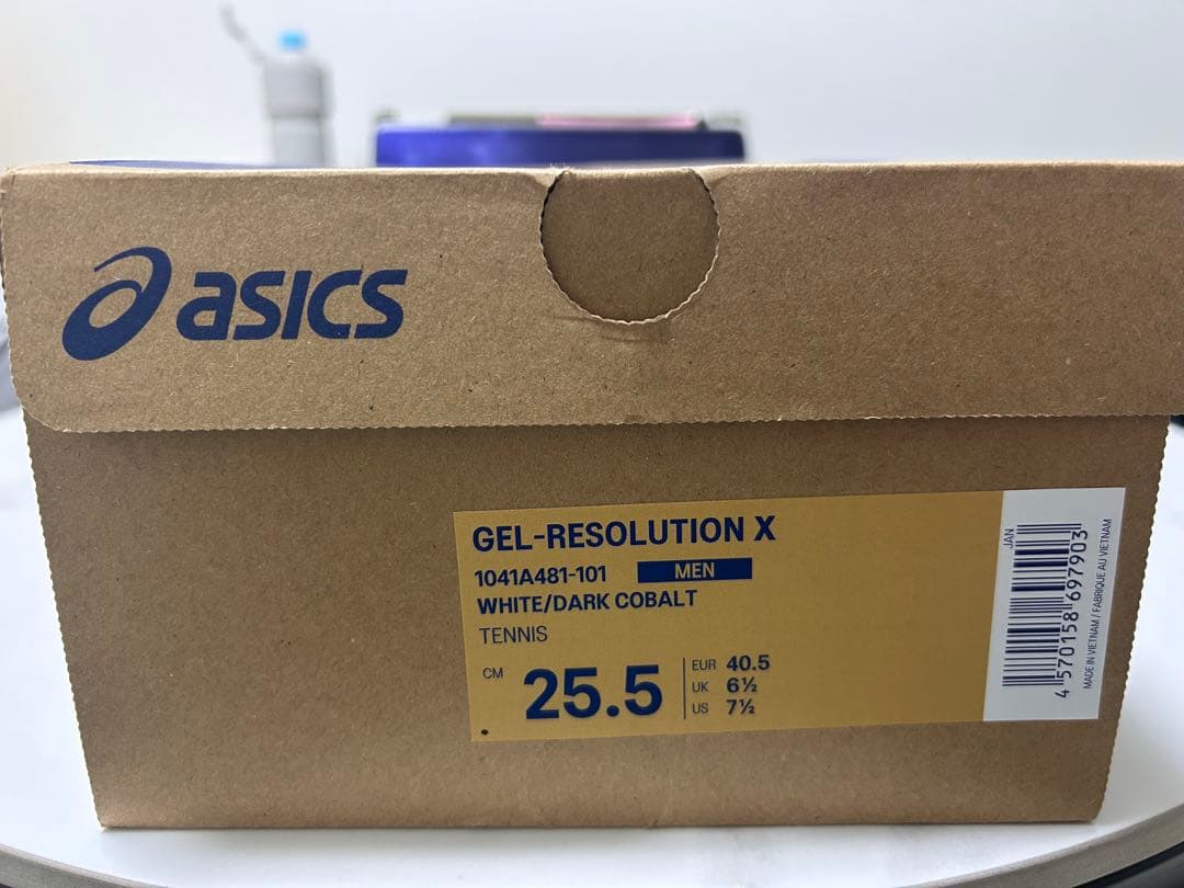 シューズ(男性用) ASICS GEL-RESOLUTION X 25.5cm