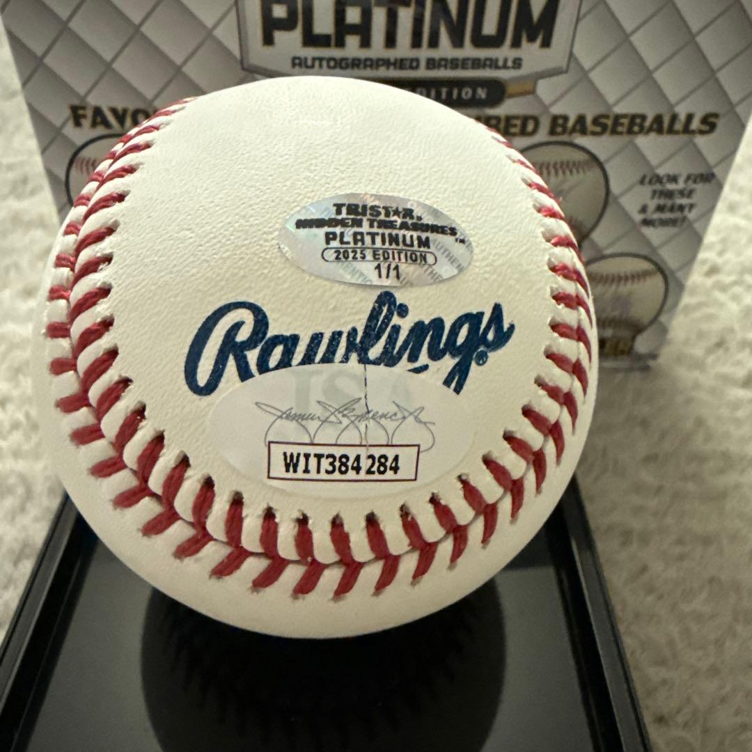 ジムライス直筆サイン入りボール