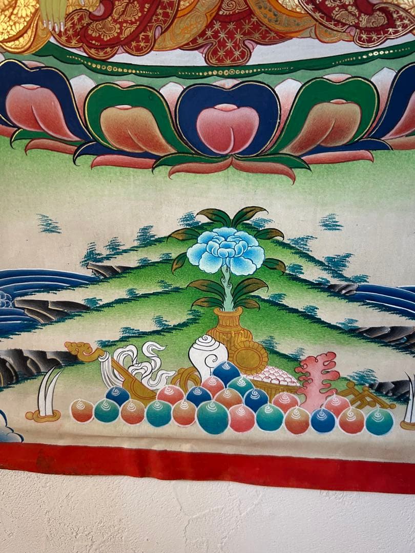 ☆一点物☆ タンカ 釈迦如来（ゴータマ ブッダ） 手書き