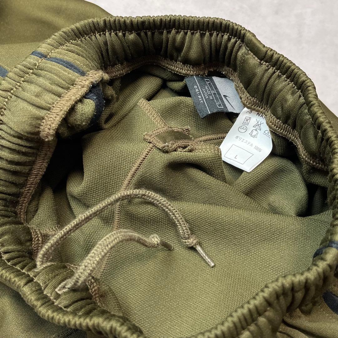 NIKE セットアップ 刺繍ロゴ カーキ XL L