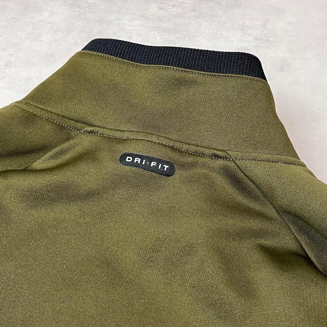 NIKE セットアップ 刺繍ロゴ カーキ XL L