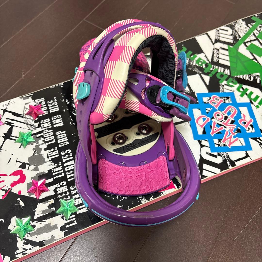 011 artisticスノーボード板 deathlabelビンディン付き