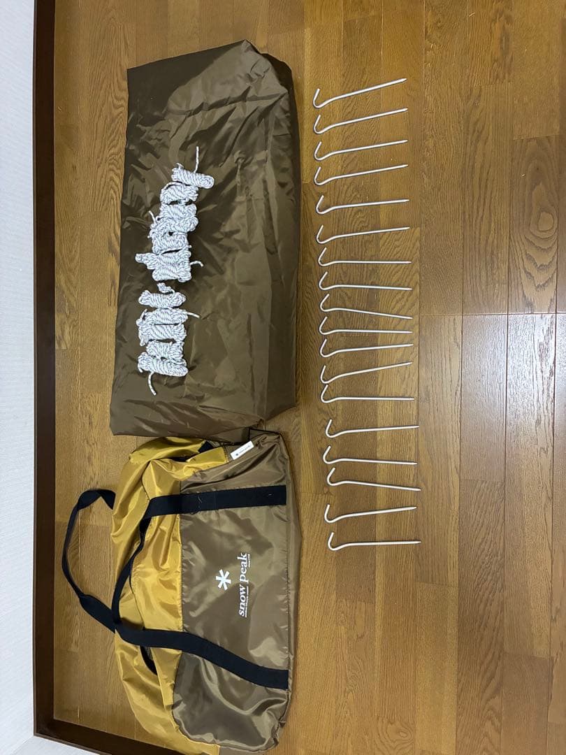 スノーピーク ドーム型テント4人用　一回使用　SET-250RHパックTT