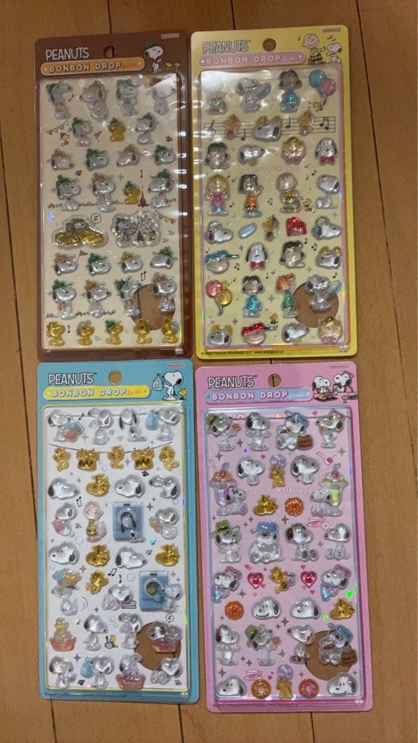 ピーナッツボンボンシール　スヌーピー　8枚セット売り