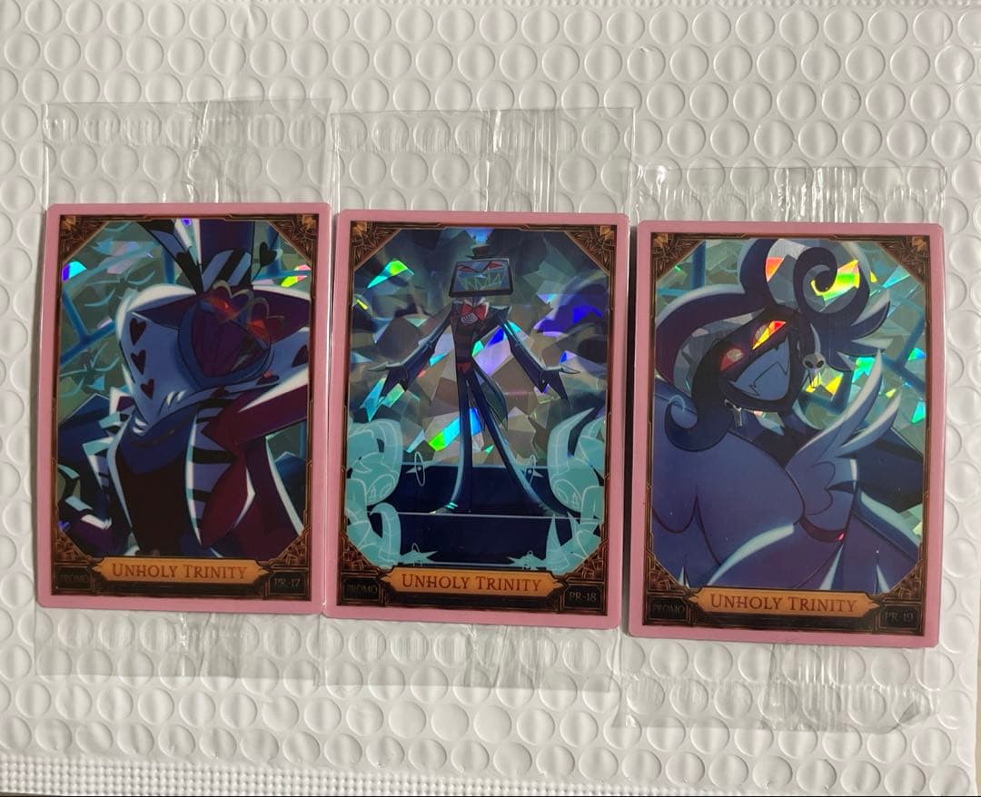 ハズビンホテル hazbin プロモ 3枚セット UNHOLY TRINITY