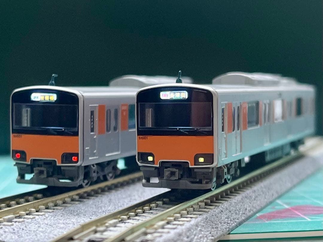 【ジャンク品】MicroAce 東武50000系・第一編成　基本6両・増結4両