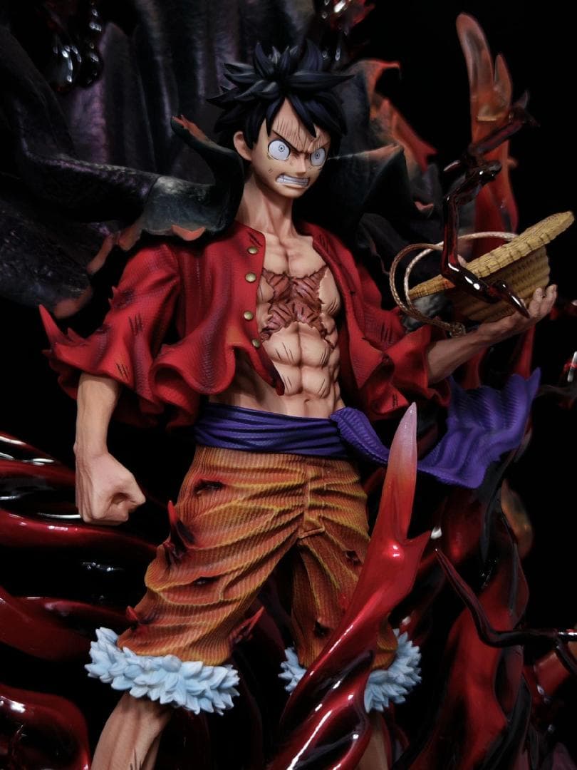 ワンピース 覇王色の覇気 新四皇 ルフィ ガレージキット フィギュア