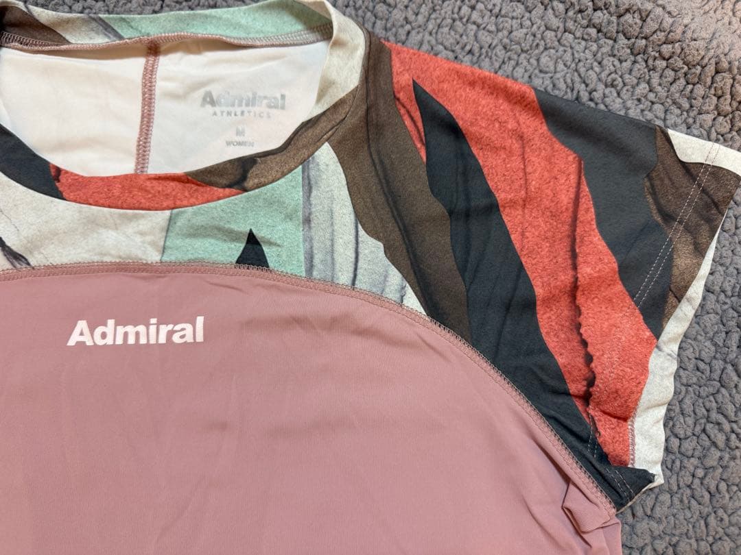 Admiral 半袖 Tシャツ M ピンク/マルチカラー