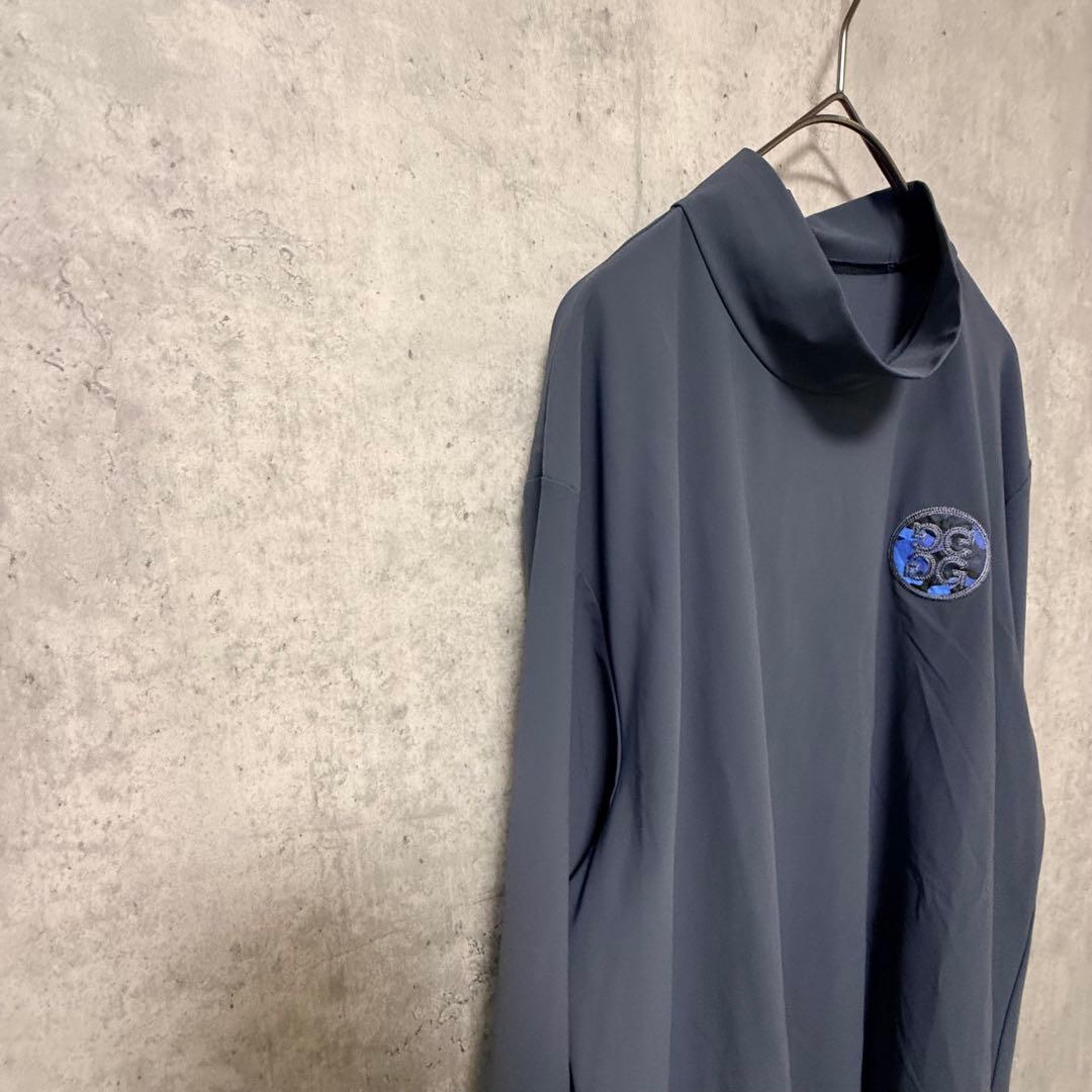# G/FORE ジーフォア グレー 長袖ハイネックシャツ バックプリント